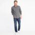 Shrunken-fit striped-cotton shirt