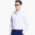 Striped cotton-poplin shirt